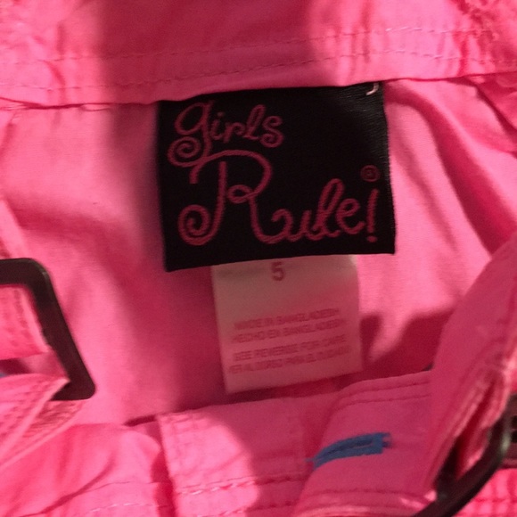 Pink button down dress with belt - Picture 4 of 4